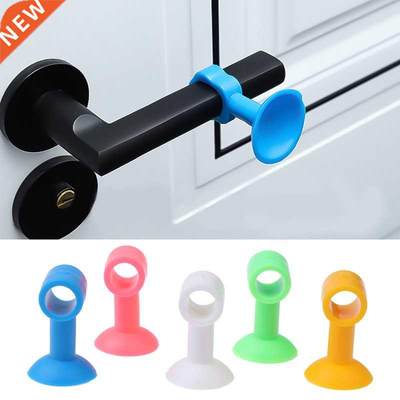 5PCS Doorknob Wall Mute Crash P Door Cabinet Door Handle L