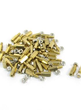 10mm Body Long M3x6mm Male Female Brass Pillar Standoff Spac