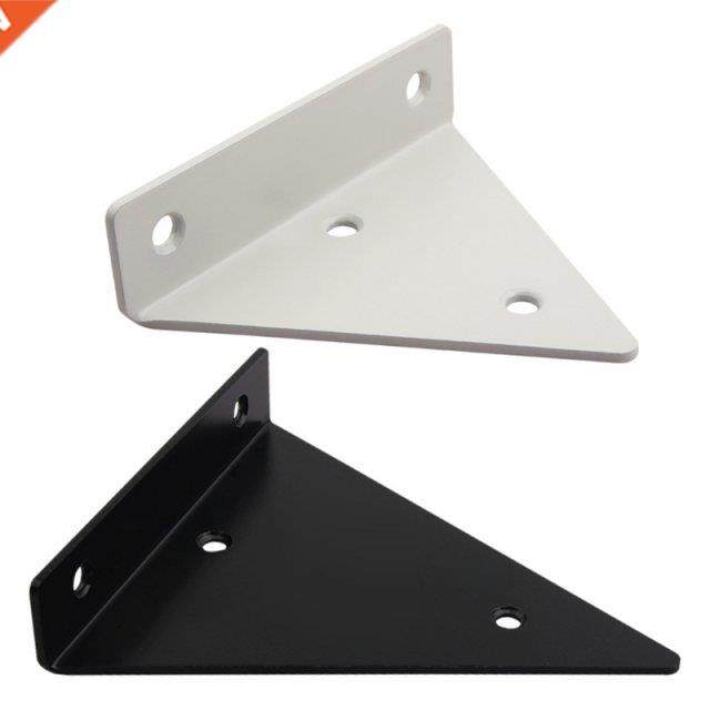 2 Pcs Triangular Shape Floating Shelf Brackets Invisible She