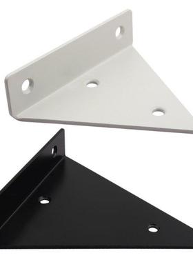 2 Pcs Triangular Shape Floating Shelf Brackets Invisible She