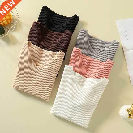 Pullover Knit Sweater Women Winter Clothes Women Jumper V N