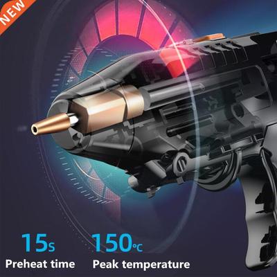 Cordless Lithium-ion Hot Melt Glue Gun Adhesive Stick Rechar