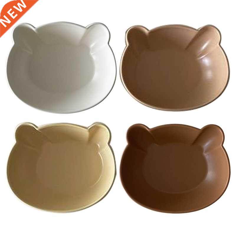 Mult-purpose Dessert Plate Bowls Cute Bear Ceramc Dshes P