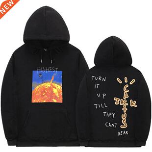 2021 Summer New Travis Scott Highest Sun Astroworld Pullover