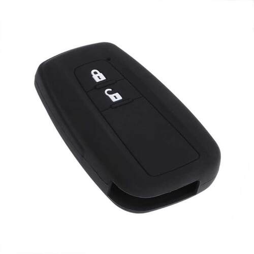 2 Buttons Silicone Car Key Fob Case Cover Hol For Toyota