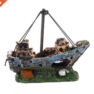 Aquariums Aquarium Landscape Aqua Pirate Decoration Ships