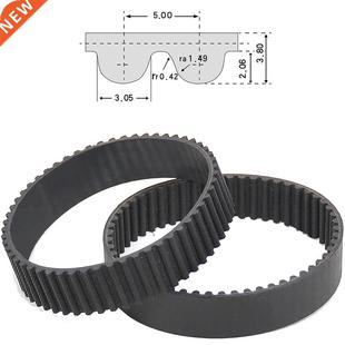 Belt 950 Closed Loop 1020 Rubber 1Pcs Timing HTD
