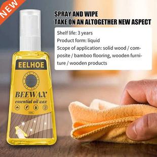 30/60ML Wood Floor Cleaner Polish Oil Floor Care Wax Cleanin