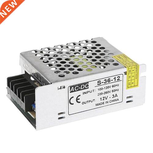 AC 100-260V To DC 12V 3A 36W Switch Power Supply Driver Adap
