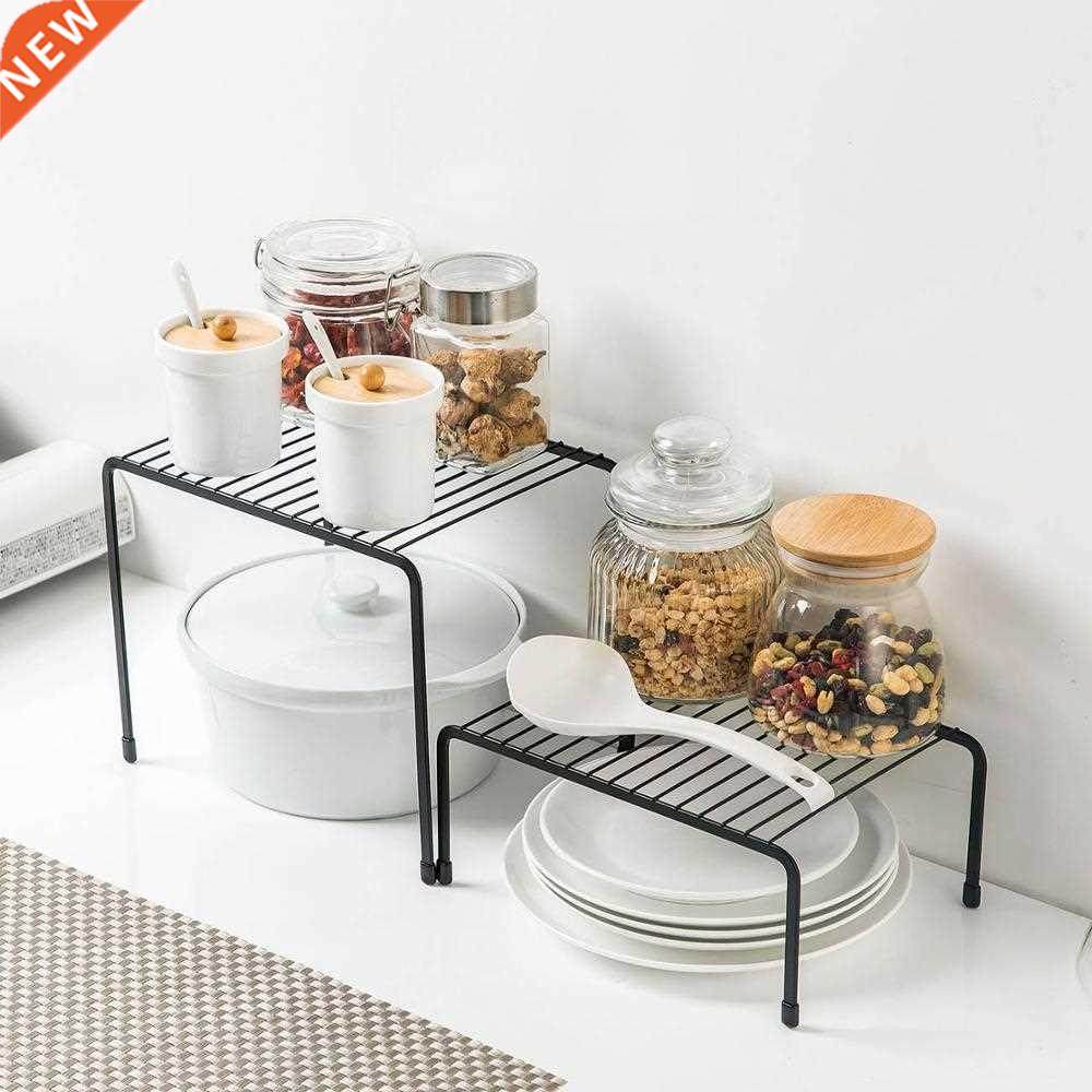 Iron Kitchen Storage Rack Closet Shelf Dish Drying Rack Spic