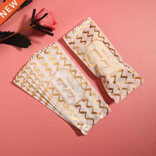 200pcs/lot Candy Wrapper Gold Curve Design Nougat Wrapping