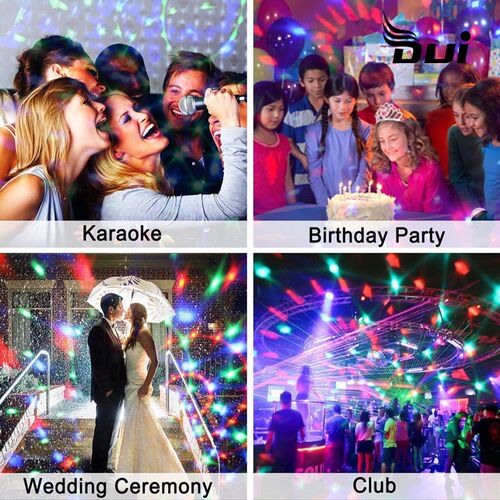 RGB Stage Light Led Disco Ball DJ Party Lights 3W Laser Proj