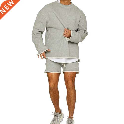 Muscle fitness brothers sports suit men's autumn and