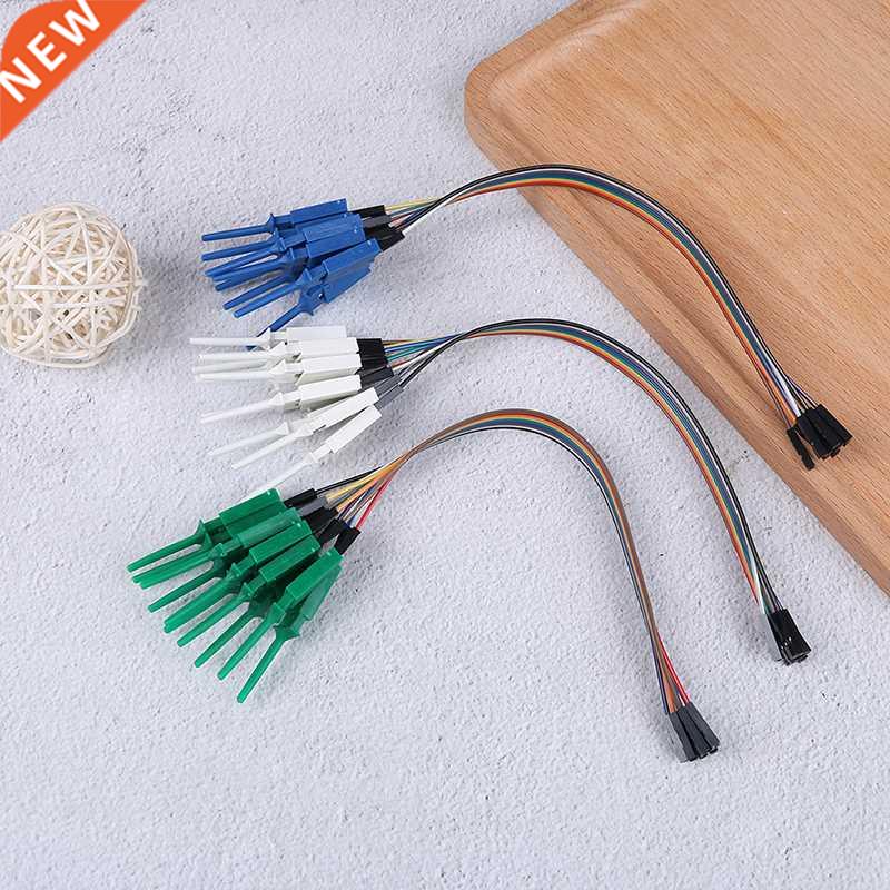 10pcs 10 pin 20cm High Efficiency Test Hook Clip Logic Analy