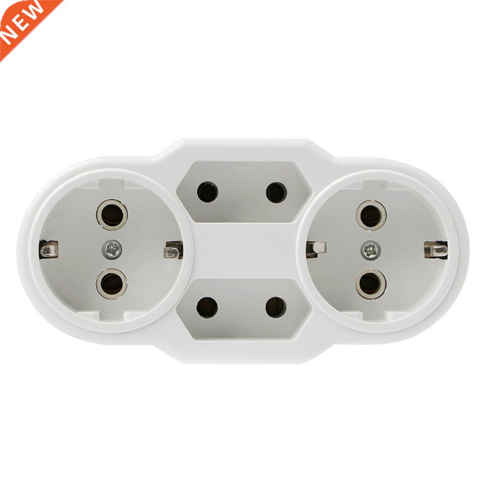 Professional EU Type Conversion Socket 1 to 4 Way EU Standar