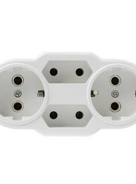 Professional EU Type Conversion Socket 1 to 4 Way EU Standar