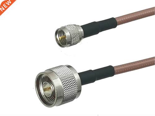 RG142 N Male plug to Mini UHF MiniUHF Male Plug Straight Con