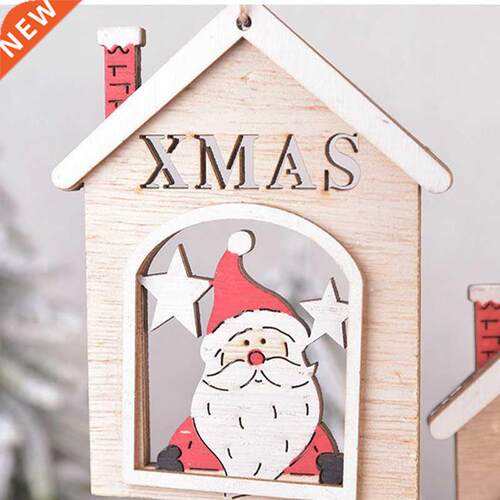 New Chrimas Decorations Wooden Pendant Chrimas Tree Chri