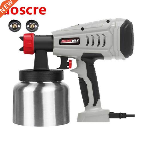 800W Electric Spray Gun 4 Nozzle Sizes 800ml HVLP Household