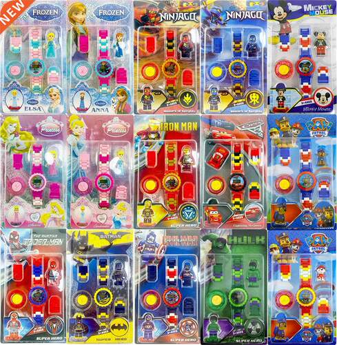 26 Designs Marvel Spider Man Frozen Elsa Children Watch Bui