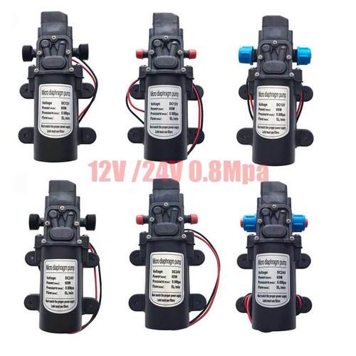 DC 12V/24V 60W Micro Electric Diaphragm Water Pump Automatic