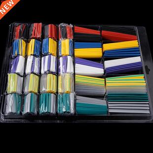 500 Pcs Polyolefin 2:1 Heat Shrink Tubing Wire Cable Wrap Tu
