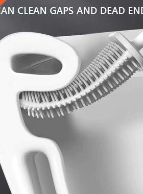 Toilet Brush Silicone Wc Cleaner Toilet Brush No Dead Toilet