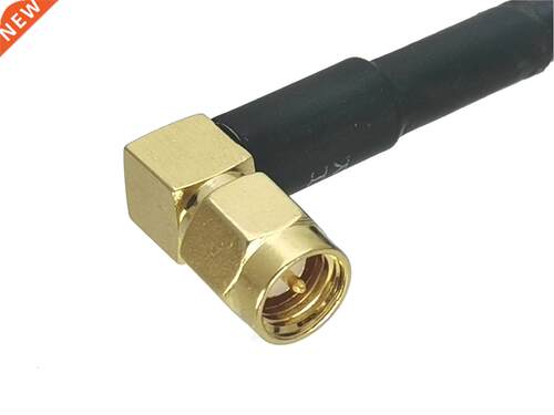 RG58 SMA Male plug Right angle to N Female jack Connector RF