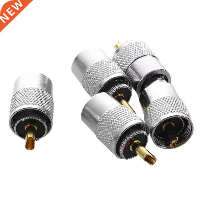 5 pcs UHF PL259 Plug Solder Connector for RG8