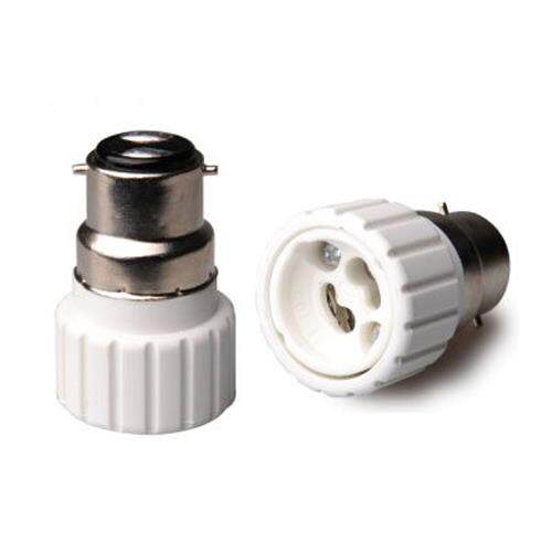 B22 to GU10 LED Halogen CFL Light Bulb Socket Adapter Conver