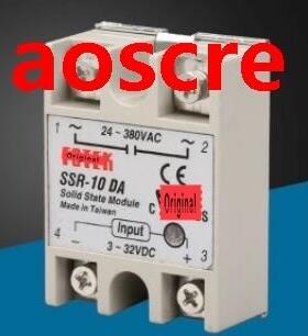 10 pcs SSR-10DA Single-Phase Solid State Relay Module 10A DC