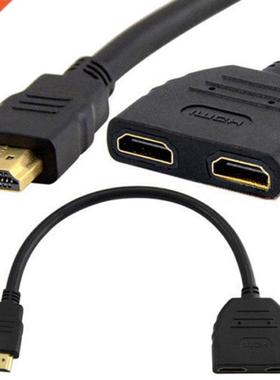HDMI Male to 2 HDMI Female 1 in 2 out Splitter Converter Ada