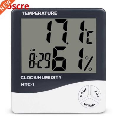 LCD Electronic Digital Temperature Humidity Meter Indoor Out