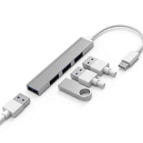 Type C USB C HUB .02.0 4 Port Multi Splitter Adapter OTG F