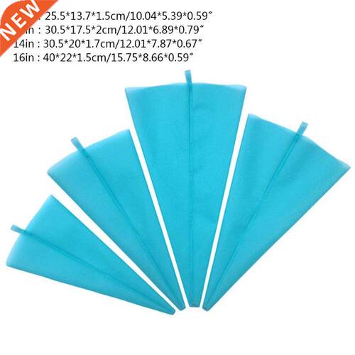 12pcs Silicone Reusble Icing Piping Crem Pstry Bgs Kitch