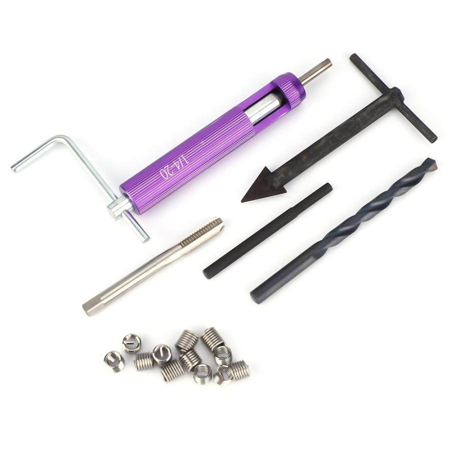 1/4-20unc American System Thread Repair Insert Kit + 12PCS S