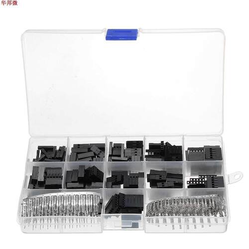 Excellway TC10 620pcs 2.54mm Wire Jumper Pin Hea Connecto