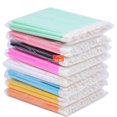 Kekelash 50pcs Diposable Lip Brush Makeup Mascara Wands Lips