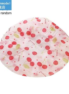 4Pcs Double-layer Shower Cap Waterproof Elastc Har Wrap Fl