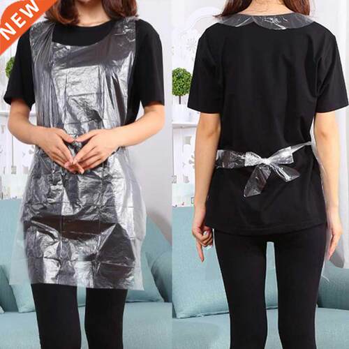 New Elegant 25pcs Disposable Aprons Children Painting Dog Br