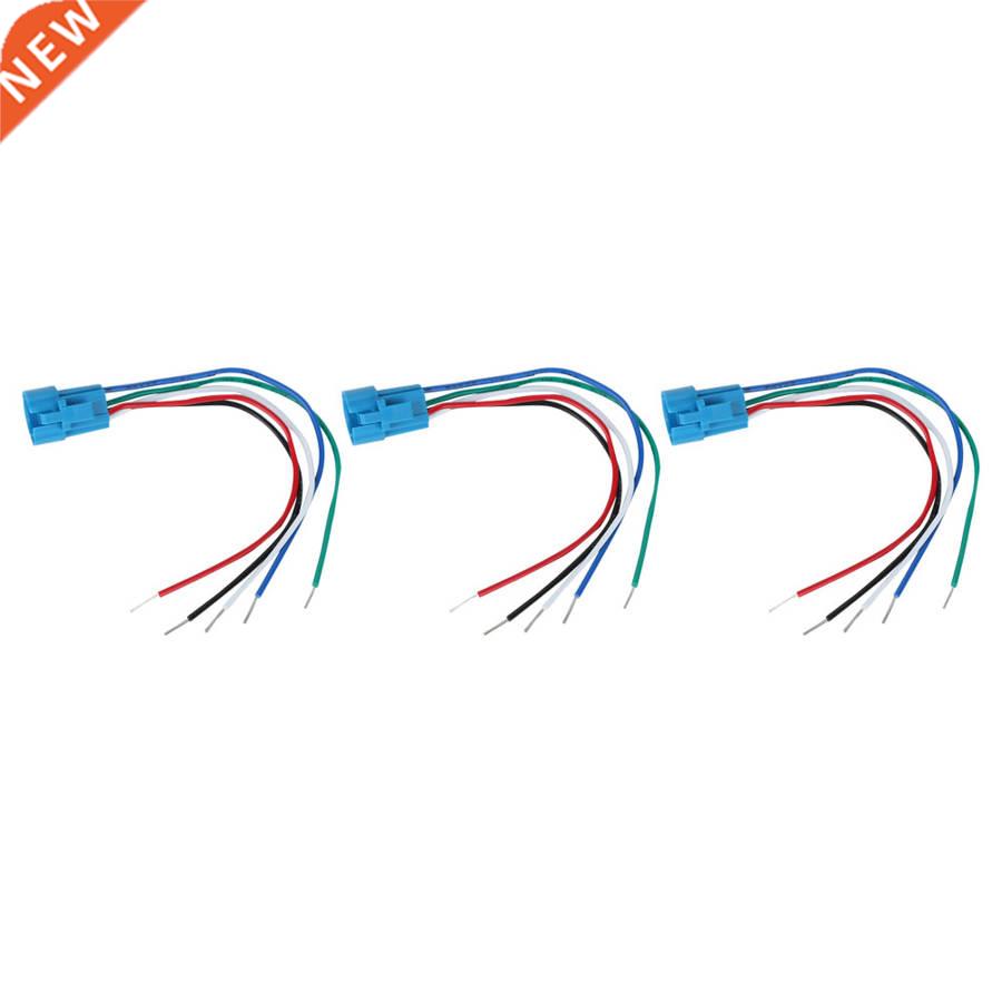 3Pc 5Pin Socket Plug Connector Wire Stable 适用于 16mm Metal