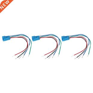 3Pc 5Pin Socket Plug Connector Wire Stable 适用于 16mm Metal