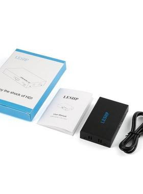 LESHP Black Portable Plug and Play Low Power Consumption 4K