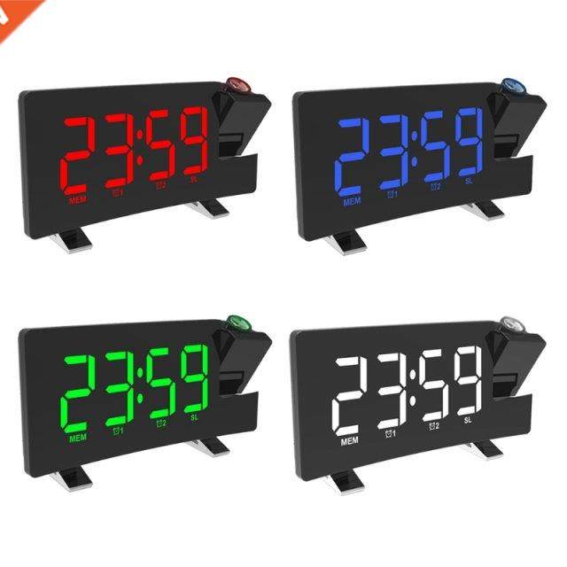 Large Curved Screen Smart Alarm Clock Full Range Brightness