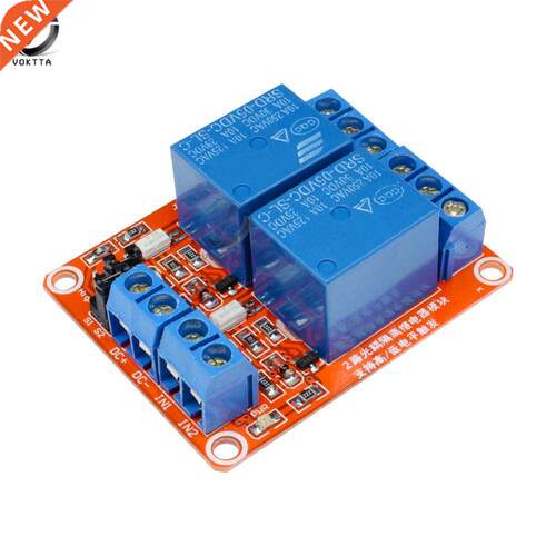 Relays 5V 2 Channel Timer Delay Relay Module With Optocoupl