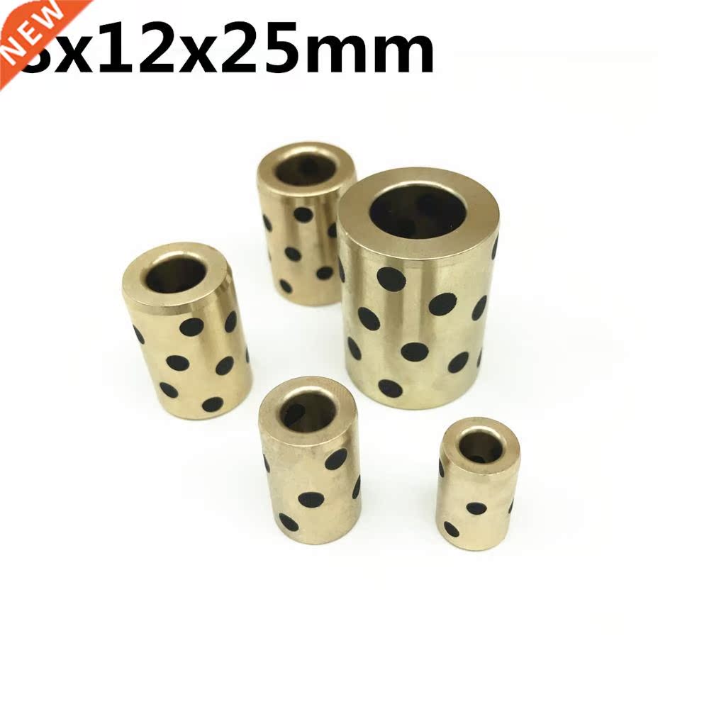 8x12x25 mm linear graphite copper set bearing copper bushing