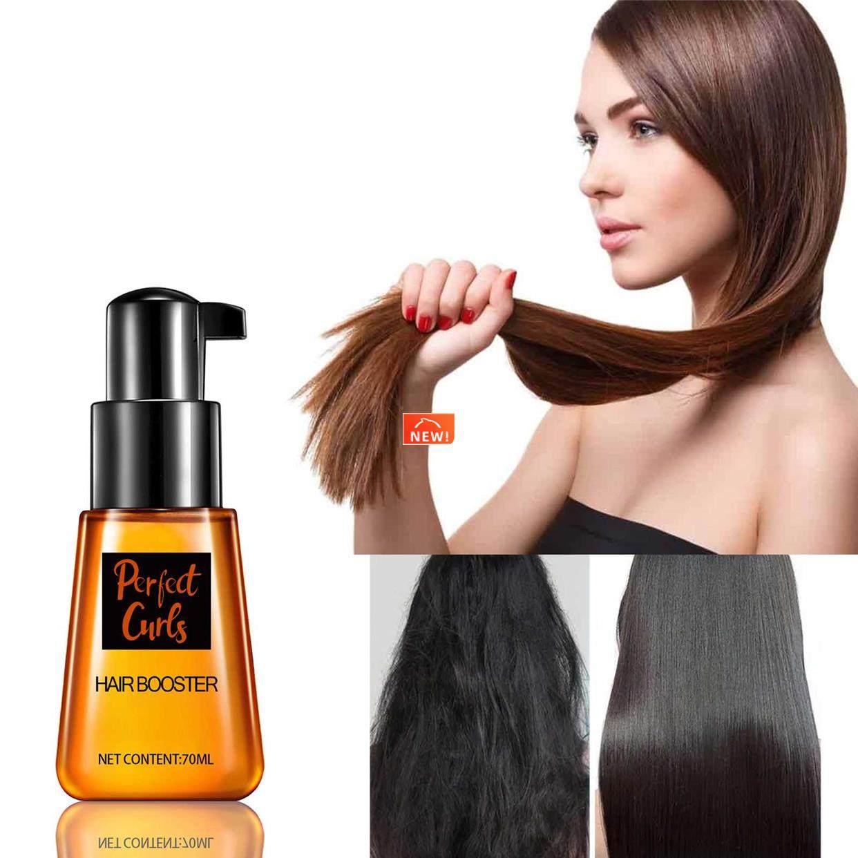 Perfect Curls Hair Booster Keratin Complex Oil Smooth Silky