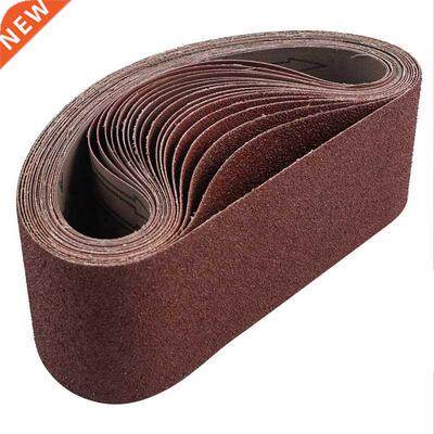18 Pack Sanding Belts 3X21 Inches(75X533mm) Aluminum Oxide S
