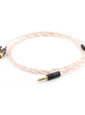 4.4mm Balanced Male to 2 RCA Male Cable for Digital Audio Pl