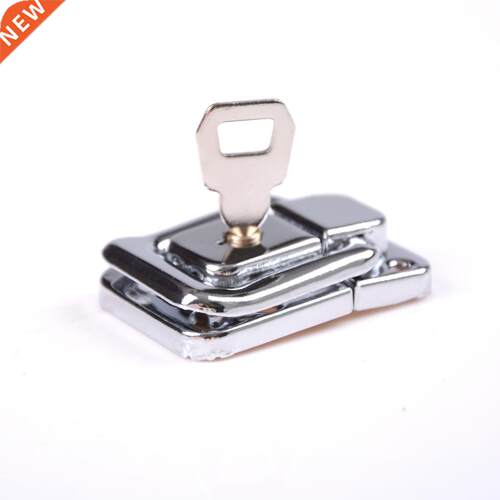 J402 Box Square Lock With Key Spring Latch Catch Toggle Lock